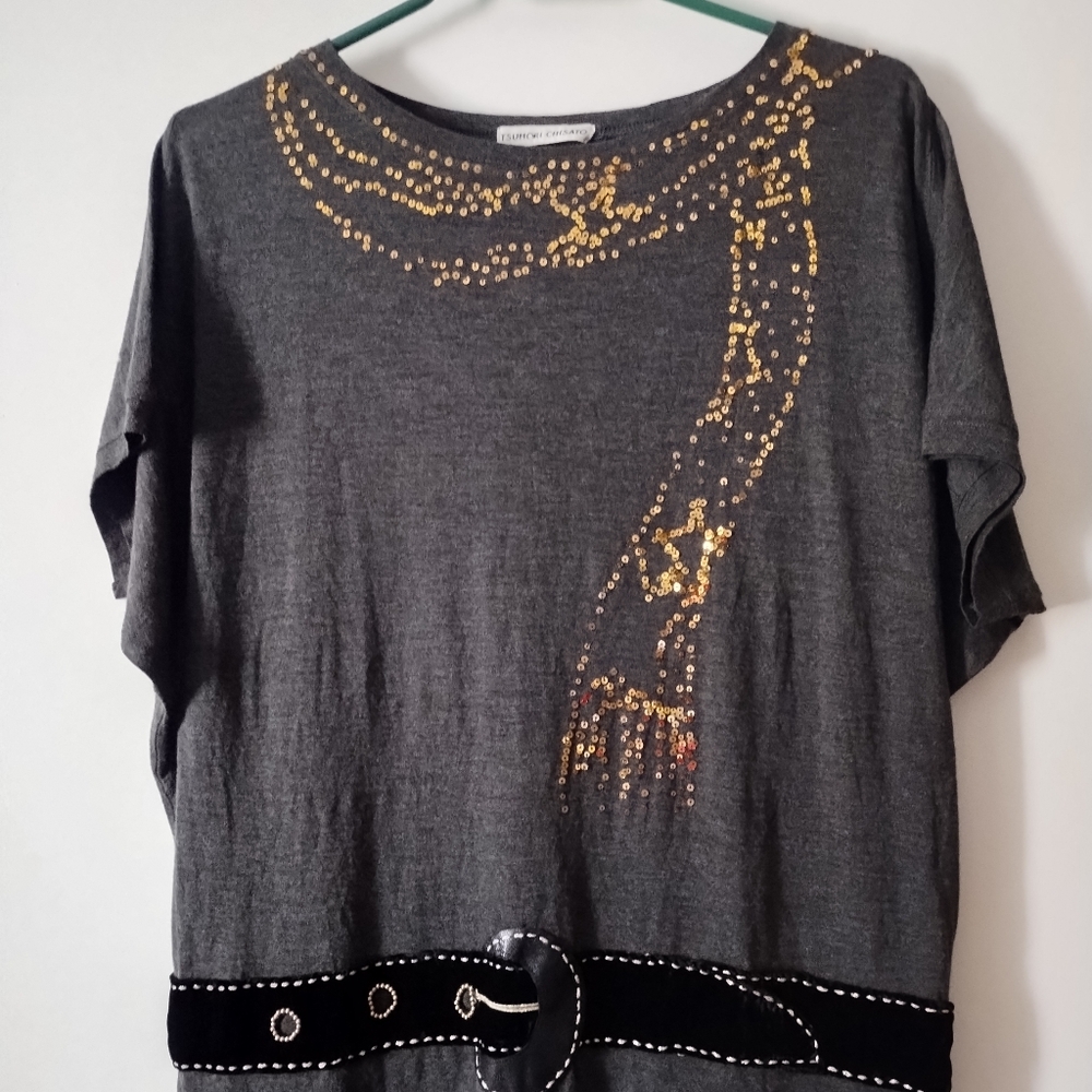 TSUMORI CHISATO Embellished Mini Dress M - Picture 2 of 9